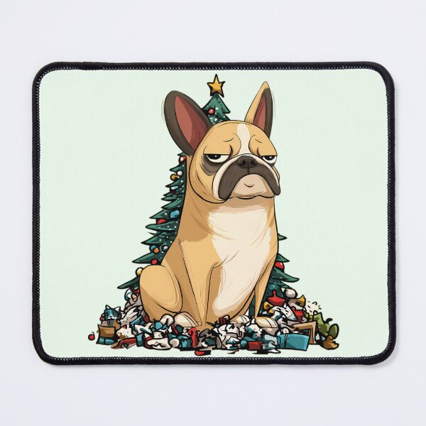Item preview, Christmas French Bulldog Sticker designed and sold by purrfect pattern.