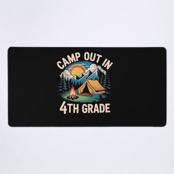 Item preview, 4Th Grade Camping Lovers Back To School designed and sold by NewIdeasSArt.