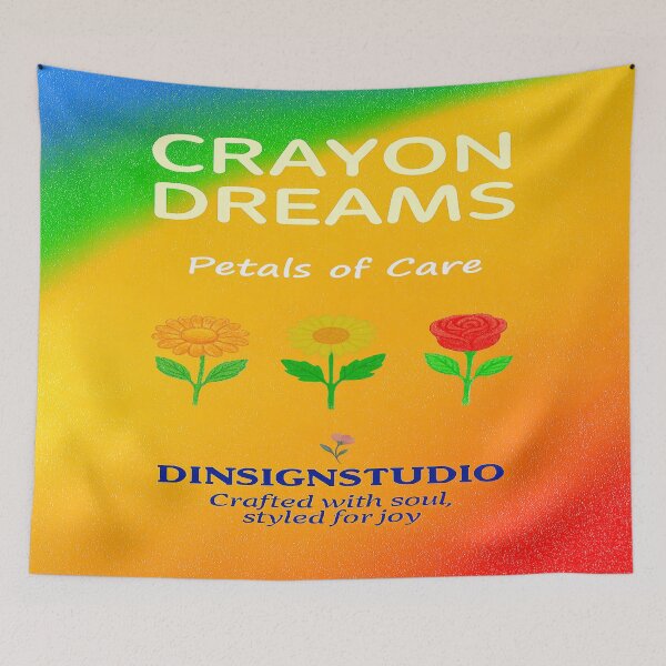 Item preview, Crayon Dreams – Petals of Care designed and sold by DinsignStudio.