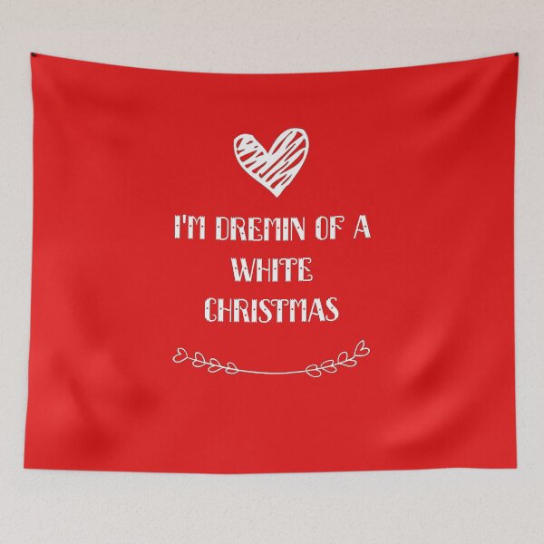 Item preview, I'm Dreamin of a White Christmas Sticker | Holiday Quote Decal | Purple Festive Gift designed and sold by Elhelaly.