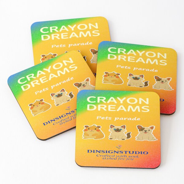 Item preview, Crayon Dreams – Pet Parade designed and sold by DinsignStudio.