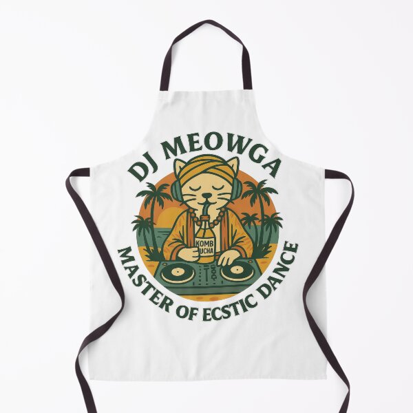 Item preview, Kombucha DJ Cat – “Sober Vibe” Mindful Dance Tee designed and sold by ZenCatZone.