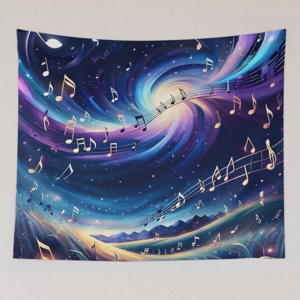Item preview, Whispers of the Wind: A Symphony in the Stars designed and sold by PawPrintedArt.