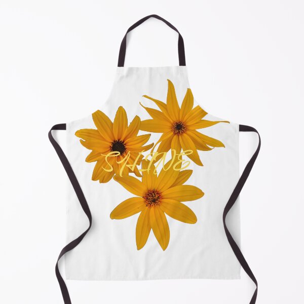 Item preview, Yellow flowers with the text: shine designed and sold by KrencyArt.