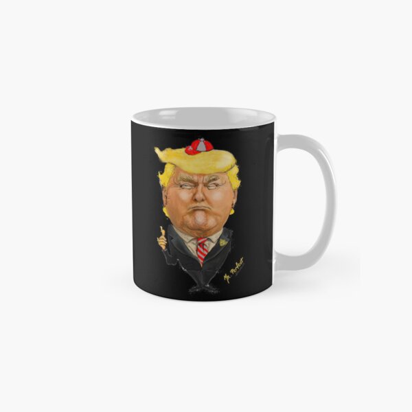 Donald Trump Schoolboy Caricature for Politica UK Cartoons Classic Mug