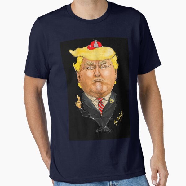 Donald Trump Schoolboy Caricature for Politica UK Cartoons Essential T-Shirt