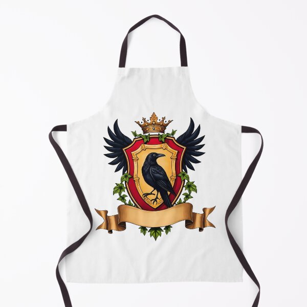 Item preview, Gothic Raven Crest Crowned Emblem Art designed and sold by flagshiptee.