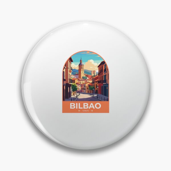 Item preview, Bilbao Spain Sticker designed and sold by TulipaGraphics.