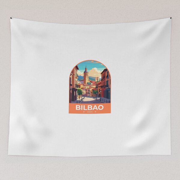 Item preview, Bilbao Spain Sticker designed and sold by TulipaGraphics.