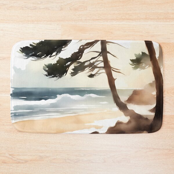 Item preview, Old Pine Tree on Beach designed and sold by CalmnessbyChoice.