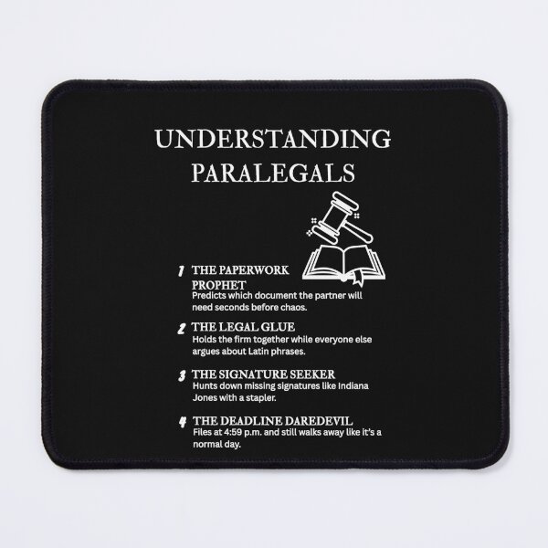 Item preview, Understanding Paralegals – Masters of Multitasking, Coffee, and Controlled Chaos – Black designed and sold by PsyFlow35.