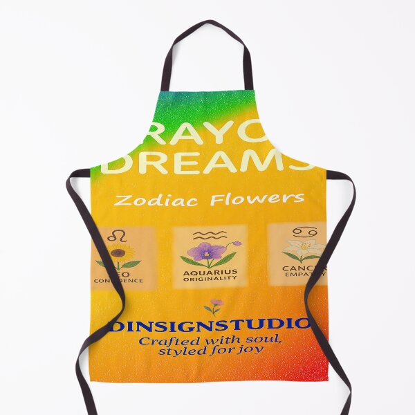 Artikelvorschau, Crayon Dreams – Sternzeichenblumen entworfen und verkauft von DinsignStudio.