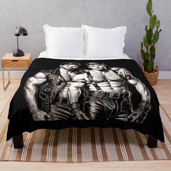 Item preview, Gay Leather Bar Pride "Hank & Joe" San Francisco Pride Graphic Design designed and sold by ItsAKinkThing.