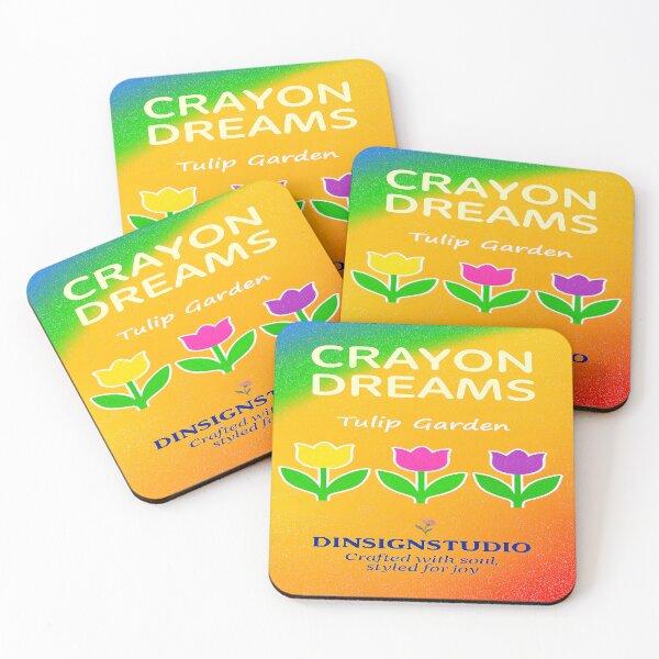 Item preview, Crayon Dreams – Tulip Garden designed and sold by DinsignStudio.
