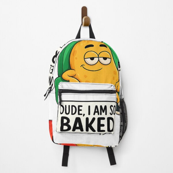 Item preview, Funny Food Pun Stoner Humor Cartoon Potato Fries Baked Potato Fry Pun Humor Foodie designed and sold by NeboulaHamra.