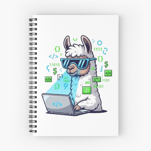 Artikelvorschau, Niedliches Ollama-Llama-Logo – Open-Source-KI-Laptop-Design für den LLM-Studiengang | Kunst mit künstlicher Intelligenz entworfen und verkauft von fetyTHM.
