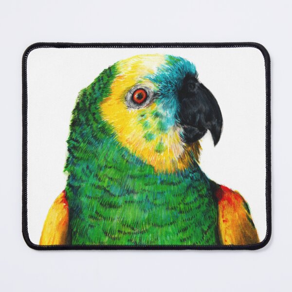 Item preview, Blue-fronted parrot drawing designed and sold by Adam Wróbel.