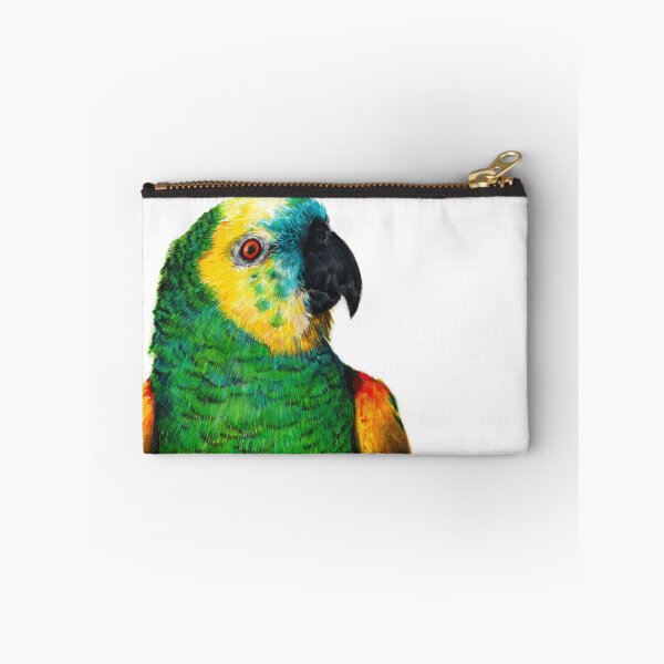 Item preview, Blue-fronted parrot drawing designed and sold by Adam Wróbel.