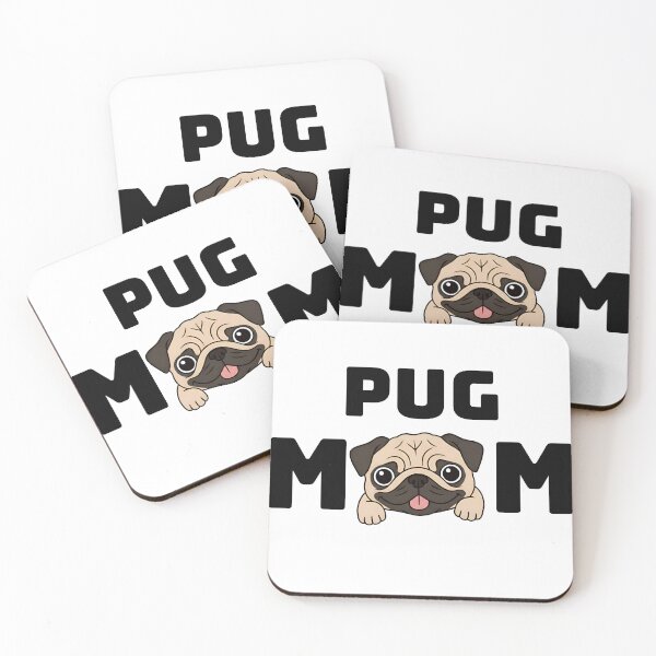 Item preview, Pug Mom – Cute Funny Dog Lover Gift for Pug Owners designed and sold by Imaginationbeyond.