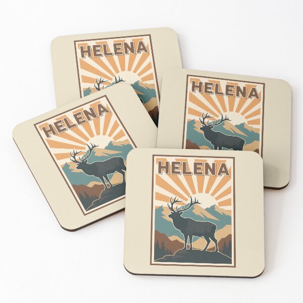 Item preview, Vintage Helena Montana Elk Wildlife Art designed and sold by Orviona.