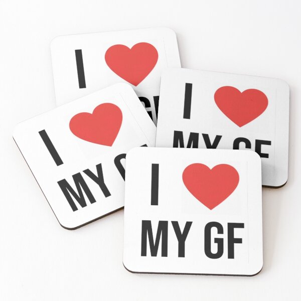 Item preview, I Heart My GF designed and sold by ProperGoodArt.