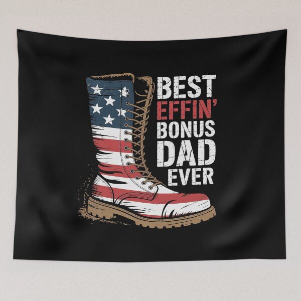 Item preview, Best Effin Bonus Dad Ever Father's Day Daddy Stepdad Dad  designed and sold by HuValverdeArt.