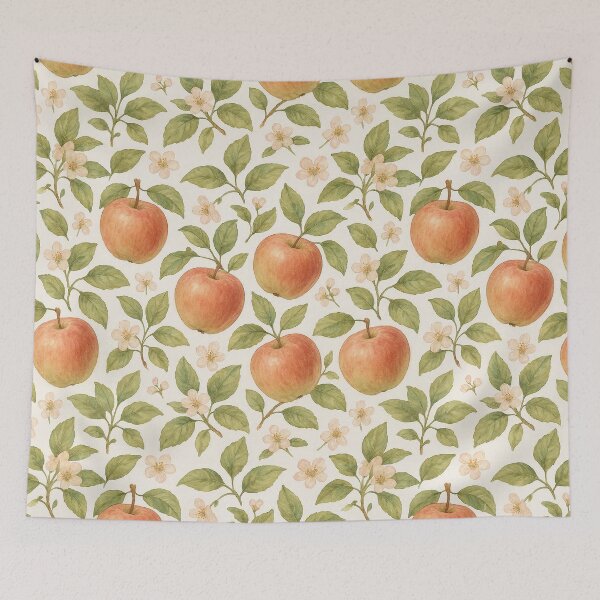 Item preview, Apple Orchard Cottagecore Pattern designed and sold by MiLaKK.