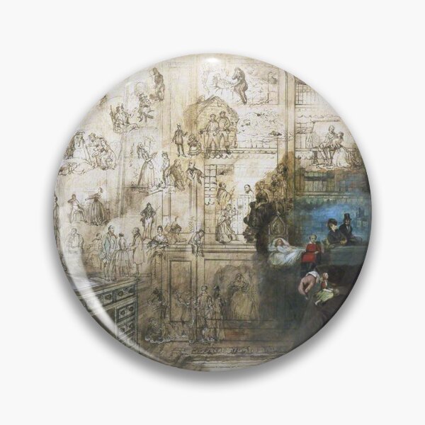 Item preview, Dickens’ Dream – Robert William Buss (1870) designed and sold by Art Outlaws.