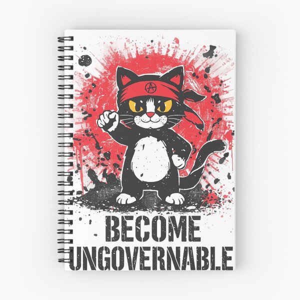 Item preview, Become Ungovernable Cat – Rebellious Punk Cat   designed and sold by Tomasz  Siennicki.