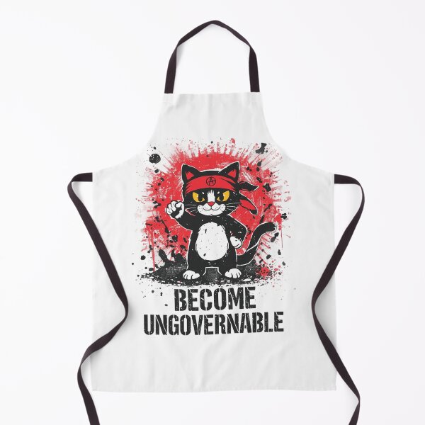 Item preview, Become Ungovernable Cat – Rebellious Punk Cat designed and sold by Tomasz Siennicki.