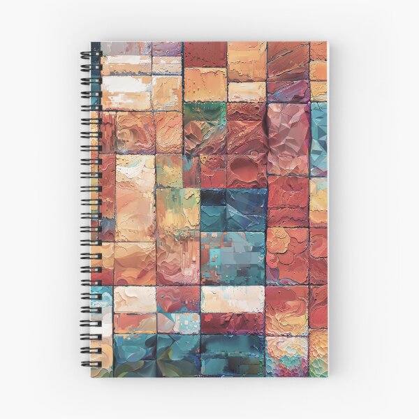Item preview, Tactile Mosaic – Abstract Texture Grid designed and sold by Arjen Roos.