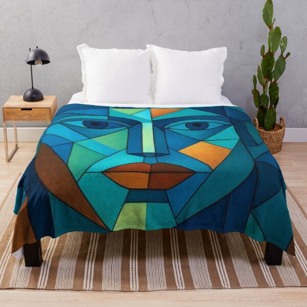 Item preview, Geometric face in colors designed and sold by Sigtrix.