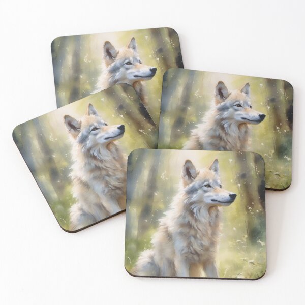 Item preview, Beautiful Wolf Painting designed and sold by CalmnessbyChoice.