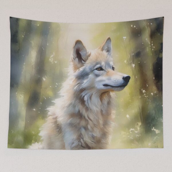Item preview, Beautiful Wolf Painting designed and sold by CalmnessbyChoice.