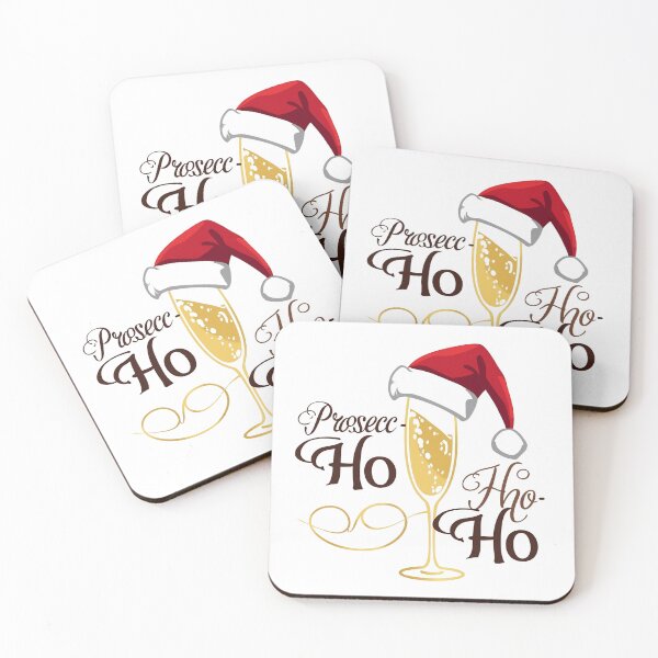 Item preview, Prosecco Ho Ho Ho Christmas Drink Art designed and sold by flagshiptee.