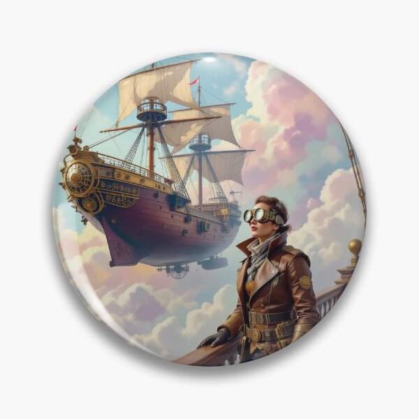 Item preview, Steampunk Sky Voyage – Airship Adventure meets Victorian Elegance & Futuristic Fantasy designed and sold by FotoworldEdel.
