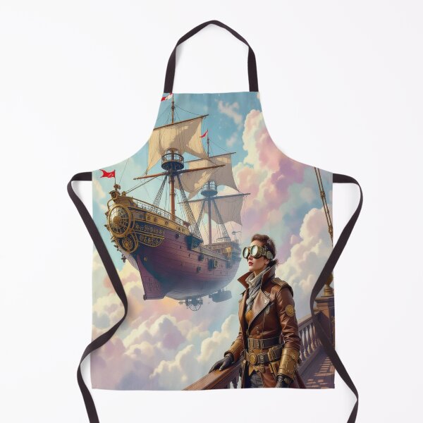 Item preview, Steampunk Sky Voyage – Airship Adventure meets Victorian Elegance & Futuristic Fantasy designed and sold by FotoworldEdel.