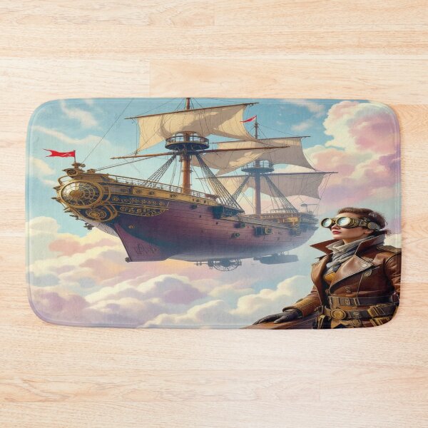 Item preview, Steampunk Sky Voyage – Airship Adventure meets Victorian Elegance & Futuristic Fantasy designed and sold by FotoworldEdel.