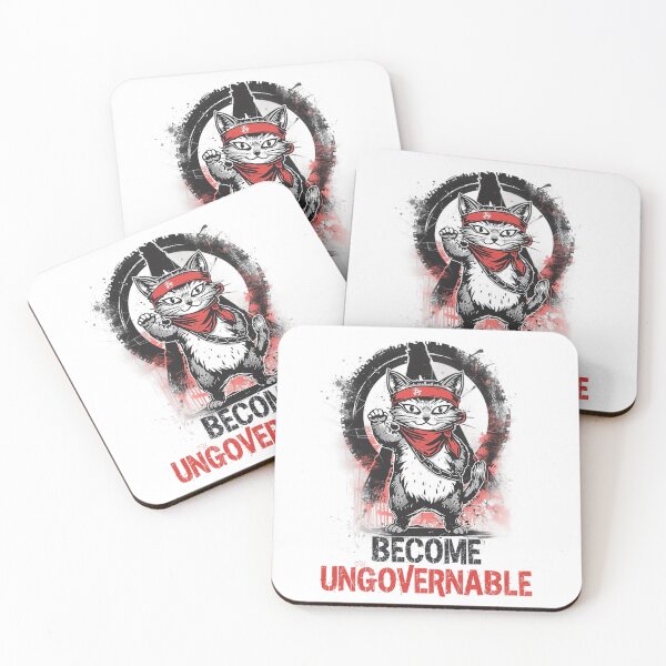 Item preview, Become Ungovernable Cat - Rebellious Cat   designed and sold by Tomasz  Siennicki.