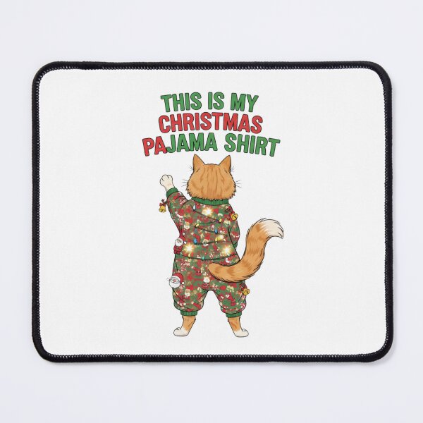 Item preview, Cat Pajama Shirt Back Design Humor designed and sold by WildLeafDigital.