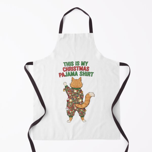 Item preview, Cat Pajama Shirt Back Design Humor designed and sold by WildLeafDigital.