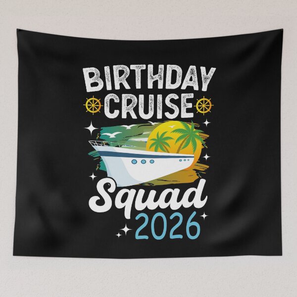 Item preview, Birthday Cruise Squad 2026 Family Cruise designed and sold by RHIZLANE EL AMRI.