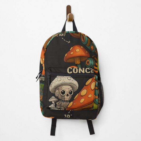 Item preview, Concept Design Evolution – Mushroom Robot Skull designed and sold by Thaivi Design.