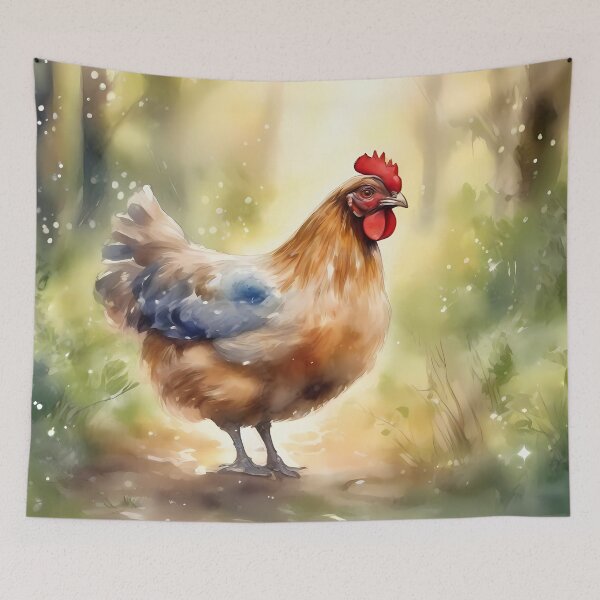 Item preview, Beautiful Hen in Forest designed and sold by CalmnessbyChoice.