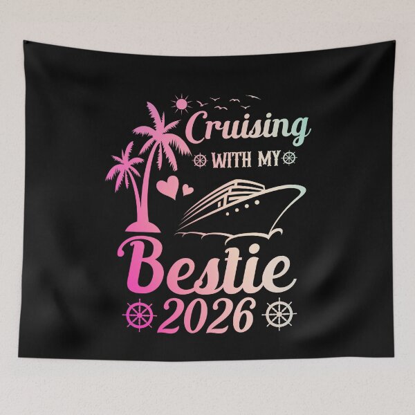 Item preview, Besties Cruise Trip Matching Cruising With My Bestie 2026 designed and sold by SakuraPxl.