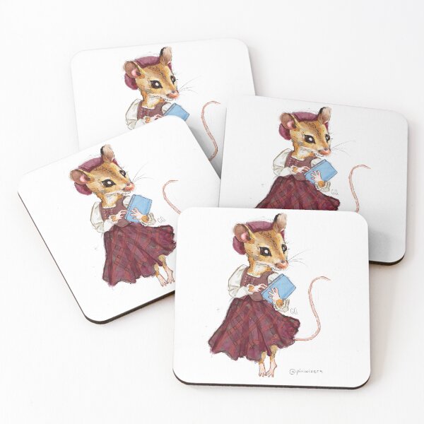 Item preview, Fancy Ladies series - Molly the Mouse Watercolour Illustration designed and sold by pixiegutsGB.