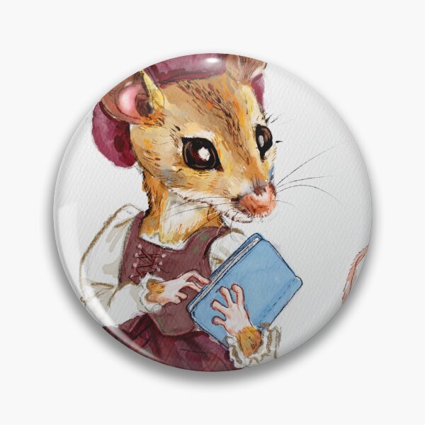Item preview, Fancy Ladies series - Molly the Mouse Watercolour Illustration designed and sold by pixiegutsGB.