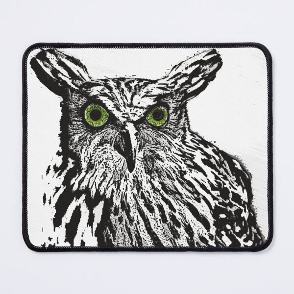 Item preview, Green eyed owl designed and sold by designbywhacky.
