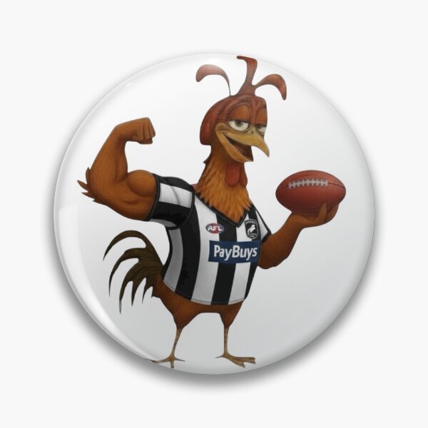 Item preview, Chicken Joe AFL Collingwood car sticker  designed and sold by sexielexy.