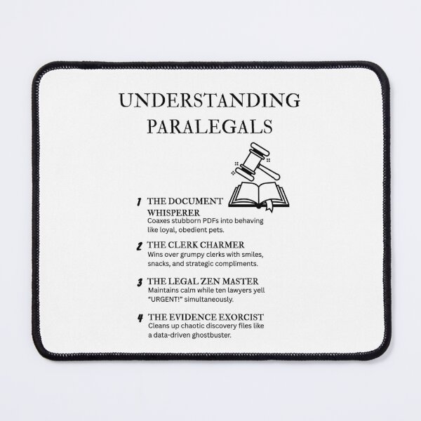 Item preview, Understanding Paralegals – Fluent in Deadlines, Drama, and Legal Latin designed and sold by PsyFlow35.